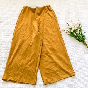 NWOT mustard Alcott capris